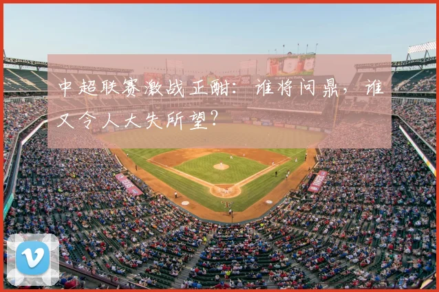 中超联赛激战正酣：谁将问鼎，谁又令人大失所望？